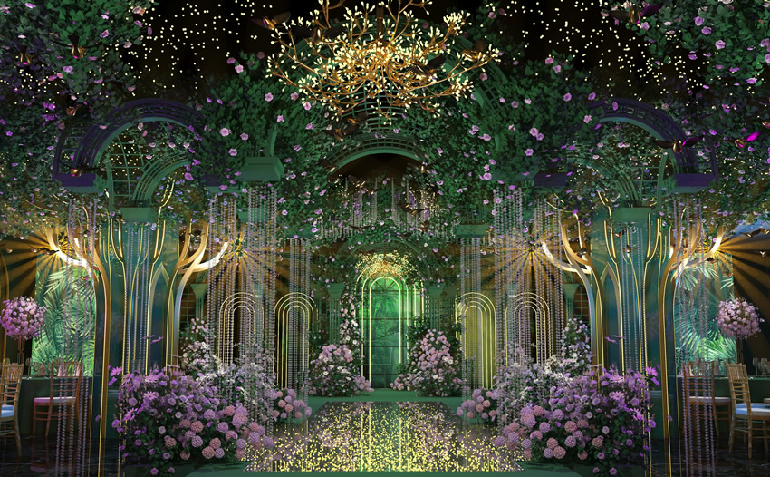 兴文奇妙森林婚礼堂效果展示